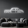 Coupe 1947 Neon Silhouette