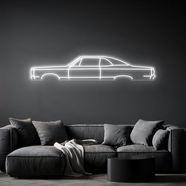 Ambassador 1968 Neon Silhouette