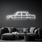 Giulia Saloon 1970 Neon Silhouette