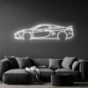 Corvette C8 HTC Neon Silhouette