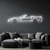 Corvette C5 Cabrio Neon Silhouette