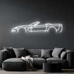 Corvette C5 Cabrio Neon Silhouette