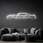 442 1970 Neon Silhouette