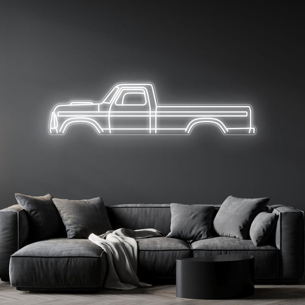 F250 1975 Neon Silhouette