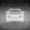 M240 2023 Front Neon Silhouette
