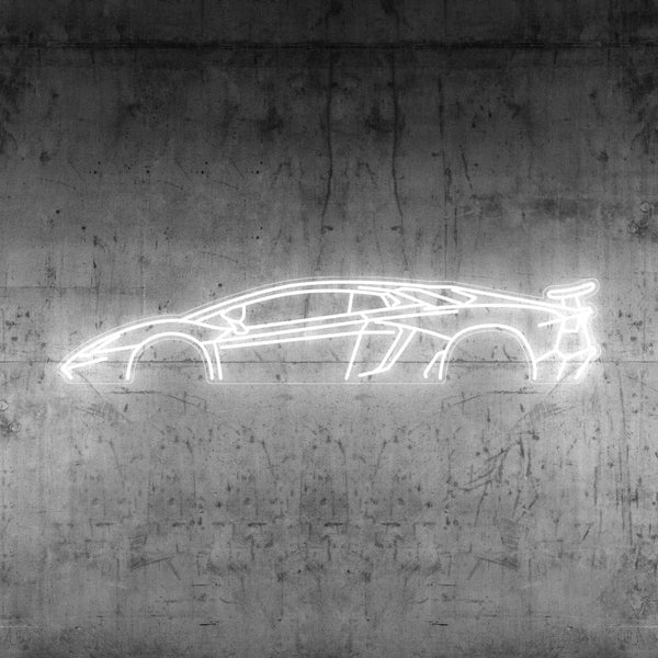 Aventador SV Neon Silhouette