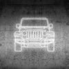 Wrangler 2020 Front Neon Silhouette