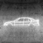 E36 Sedan Neon Silhouette
