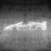 Huracan Spider Neon Silhouette