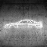 R32 GTR Neon Silhouette