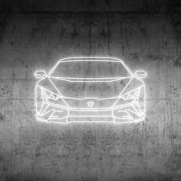 Huracan Tecnica Front Neon Silhouette