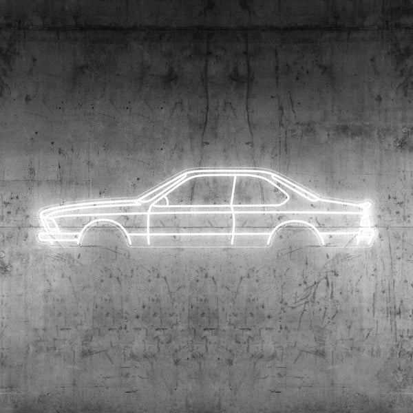 E24 635 Neon Silhouette