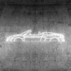 R8 Cabrio Neon Silhouette
