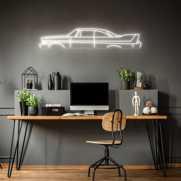 Fury 1958 Neon Silhouette