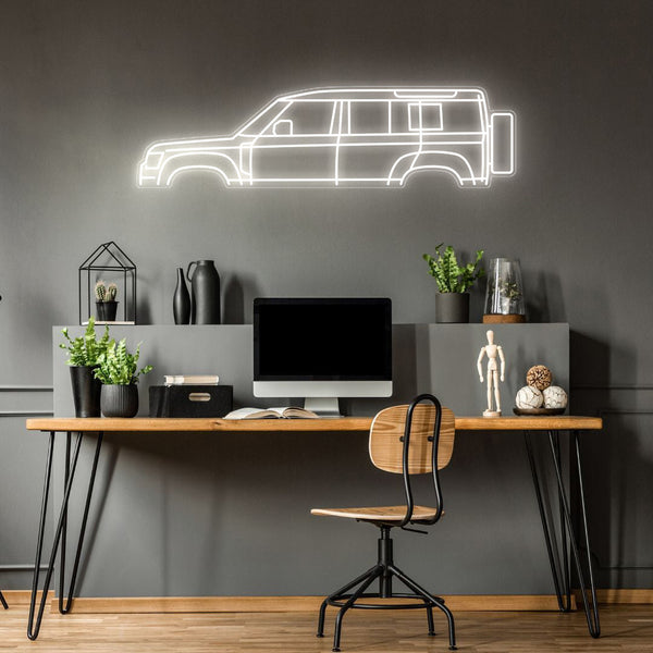 Defender 110 2024 Neon Silhouette