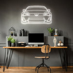 GT86 Front Neon Silhouette