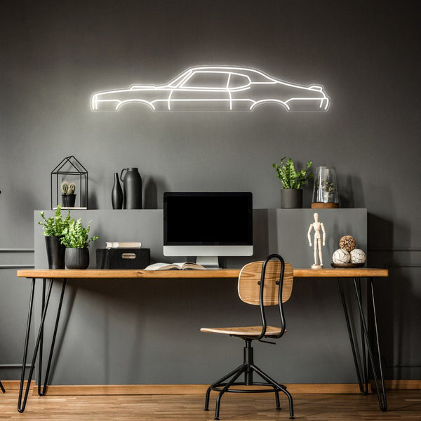 GTO 1969 Neon Silhouette