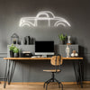 Coupe 1936 Neon Silhouette