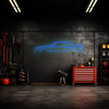 R32 GTR Neon Silhouette
