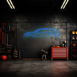 Trackhawk 2018 Neon Silhouette