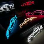 MX5 Angle Neon Silhouette
