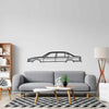 E38 1998 Classic Silhouette Metal Wall Art