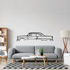 Bel Air 1955 Classic Silhouette Metal Wall Art