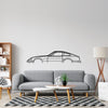 280zx Classic Silhouette Metal Wall Art