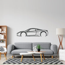458 Italia Detailed Silhouette Metal Wall Art