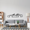 328 GTS Detailed Silhouette Metal Wall Art