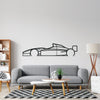 Lola T96 Detailed Silhouette Metal Wall Art
