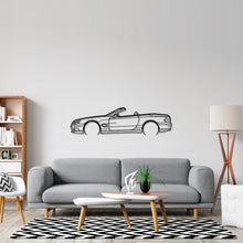 SL 55 AMG 2003 Detailed Silhouette Metal Wall Art