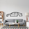 Jetta GLI 2020 Detailed Silhouette Metal Wall Art