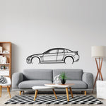 RX8 Detailed Silhouette Metal Wall Art
