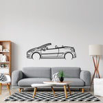 207 CC 2010 Detailed Silhouette Metal Wall Art