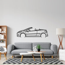 207 CC 2010 Detailed Silhouette Metal Wall Art