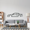 240sx s14.5 Detailed Silhouette Metal Wall Art