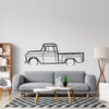 3100 1957 Detailed Silhouette Metal Wall Art