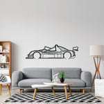 SR10 Detailed Silhouette Metal Wall Art