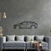 I-Pace HSE Detailed Silhouette Metal Wall Art