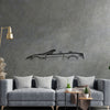 GT convertible Classic Silhouette Metal Wall Art