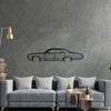 Impala 1967 Detailed Silhouette Metal Wall Art