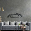 Drag 1937 Detailed Silhouette Metal Wall Art