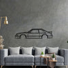 Mustang Cobra 1993 Detailed Silhouette Metal Wall Art