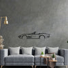 71 convertible Detailed Silhouette Metal Wall Art