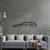 E400 T 2017 Classic Silhouette Metal Wall Art