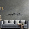 C6 Metal Metal Silhouette Wall Art