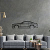 Mustang GT500 2008 Detailed Silhouette Metal Wall Art