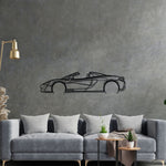 570S Convertible Detailed Silhouette Metal Wall Art