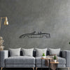 Gransport Spyder Classic Silhouette Metal Wall Art
